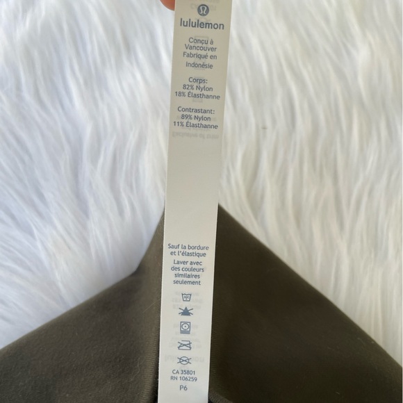 Lululemon Wunder Under Pant Hi Rise Tech Mesh 28” Size 4 in Dark Olive - Picture 9 of 12